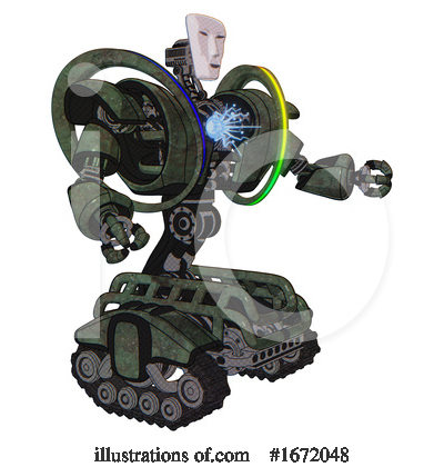 Royalty-Free (RF) Robot Clipart Illustration by Leo Blanchette - Stock Sample #1672048