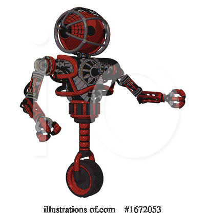 Royalty-Free (RF) Robot Clipart Illustration by Leo Blanchette - Stock Sample #1672053