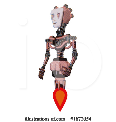 Royalty-Free (RF) Robot Clipart Illustration by Leo Blanchette - Stock Sample #1672054