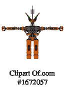 Robot Clipart #1672057 by Leo Blanchette