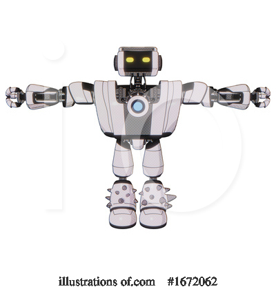 Royalty-Free (RF) Robot Clipart Illustration by Leo Blanchette - Stock Sample #1672062