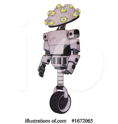 Royalty-Free (RF) Robot Clipart Illustration by Leo Blanchette - Stock Sample #1672065