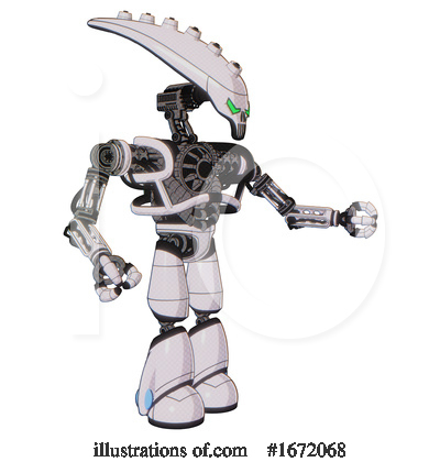 Royalty-Free (RF) Robot Clipart Illustration by Leo Blanchette - Stock Sample #1672068