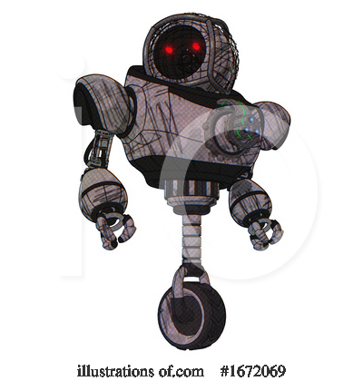 Royalty-Free (RF) Robot Clipart Illustration by Leo Blanchette - Stock Sample #1672069