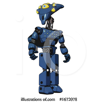 Royalty-Free (RF) Robot Clipart Illustration by Leo Blanchette - Stock Sample #1672078
