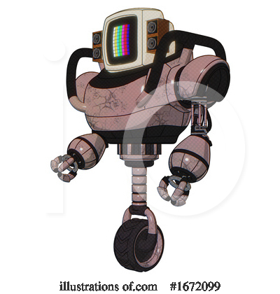 Royalty-Free (RF) Robot Clipart Illustration by Leo Blanchette - Stock Sample #1672099