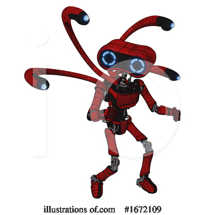 Royalty-Free (RF) Robot Clipart Illustration by Leo Blanchette - Stock Sample #1672109