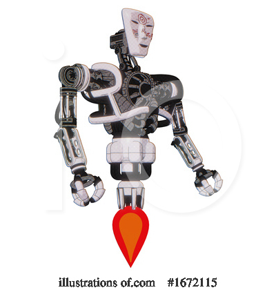 Royalty-Free (RF) Robot Clipart Illustration by Leo Blanchette - Stock Sample #1672115