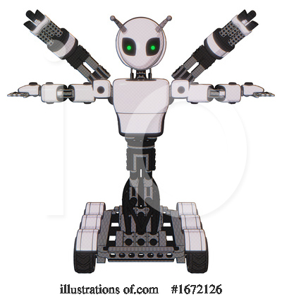 Royalty-Free (RF) Robot Clipart Illustration by Leo Blanchette - Stock Sample #1672126