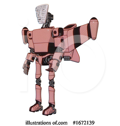 Royalty-Free (RF) Robot Clipart Illustration by Leo Blanchette - Stock Sample #1672139