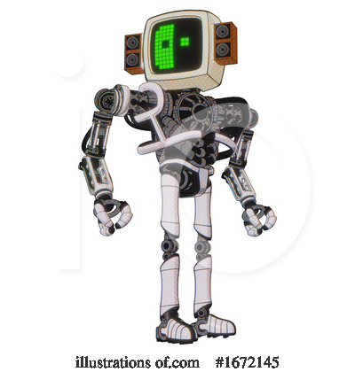 Royalty-Free (RF) Robot Clipart Illustration by Leo Blanchette - Stock Sample #1672145