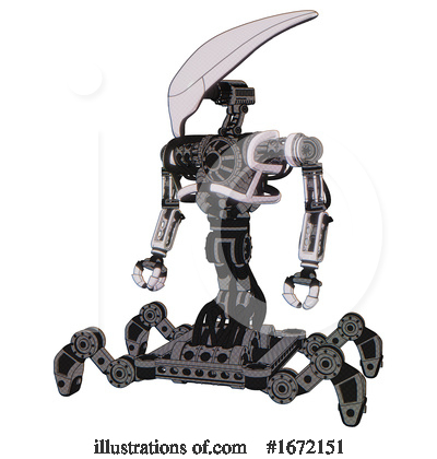 Royalty-Free (RF) Robot Clipart Illustration by Leo Blanchette - Stock Sample #1672151
