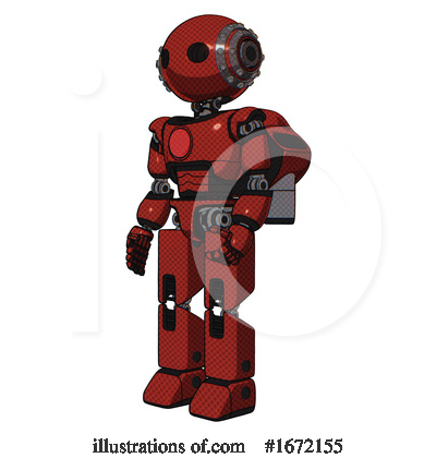 Royalty-Free (RF) Robot Clipart Illustration by Leo Blanchette - Stock Sample #1672155