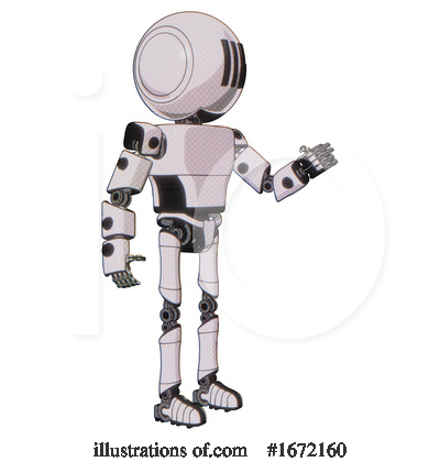 Royalty-Free (RF) Robot Clipart Illustration by Leo Blanchette - Stock Sample #1672160