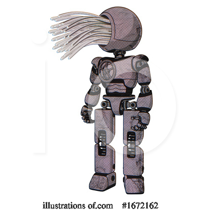 Royalty-Free (RF) Robot Clipart Illustration by Leo Blanchette - Stock Sample #1672162