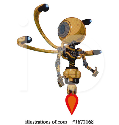 Royalty-Free (RF) Robot Clipart Illustration by Leo Blanchette - Stock Sample #1672168