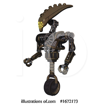 Royalty-Free (RF) Robot Clipart Illustration by Leo Blanchette - Stock Sample #1672173