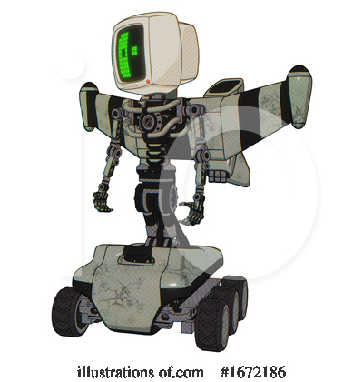 Royalty-Free (RF) Robot Clipart Illustration by Leo Blanchette - Stock Sample #1672186