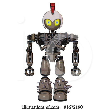 Royalty-Free (RF) Robot Clipart Illustration by Leo Blanchette - Stock Sample #1672190