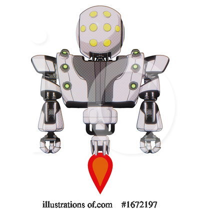 Royalty-Free (RF) Robot Clipart Illustration by Leo Blanchette - Stock Sample #1672197