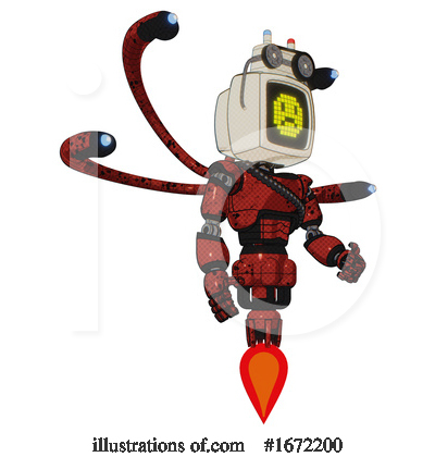 Royalty-Free (RF) Robot Clipart Illustration by Leo Blanchette - Stock Sample #1672200