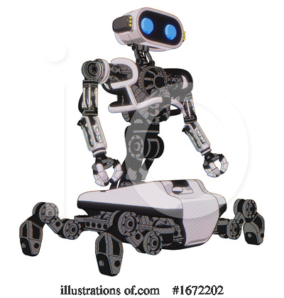 Royalty-Free (RF) Robot Clipart Illustration by Leo Blanchette - Stock Sample #1672202