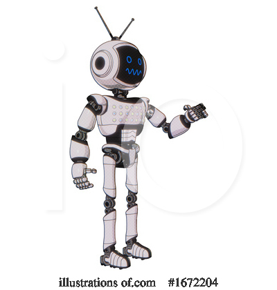 Royalty-Free (RF) Robot Clipart Illustration by Leo Blanchette - Stock Sample #1672204