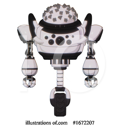 Royalty-Free (RF) Robot Clipart Illustration by Leo Blanchette - Stock Sample #1672207