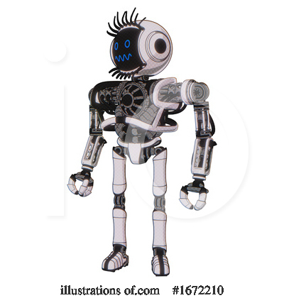 Royalty-Free (RF) Robot Clipart Illustration by Leo Blanchette - Stock Sample #1672210