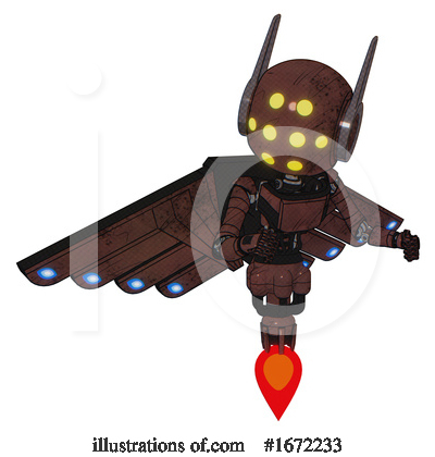 Royalty-Free (RF) Robot Clipart Illustration by Leo Blanchette - Stock Sample #1672233