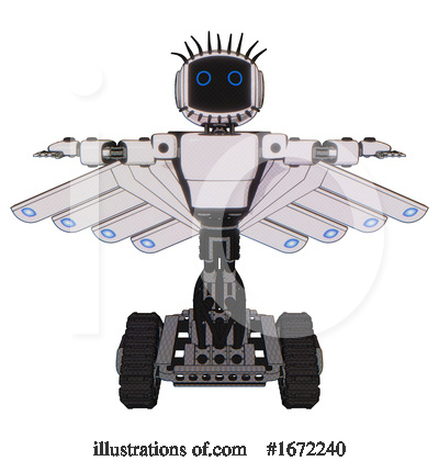 Royalty-Free (RF) Robot Clipart Illustration by Leo Blanchette - Stock Sample #1672240