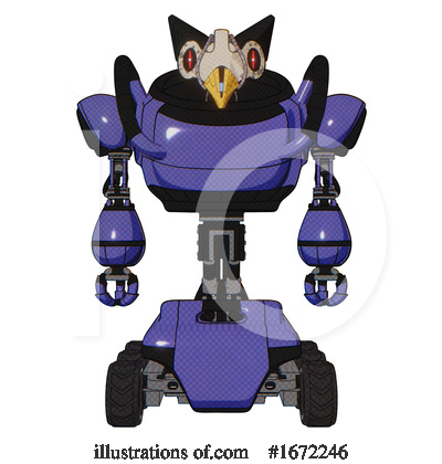 Royalty-Free (RF) Robot Clipart Illustration by Leo Blanchette - Stock Sample #1672246
