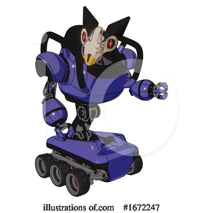 Royalty-Free (RF) Robot Clipart Illustration by Leo Blanchette - Stock Sample #1672247