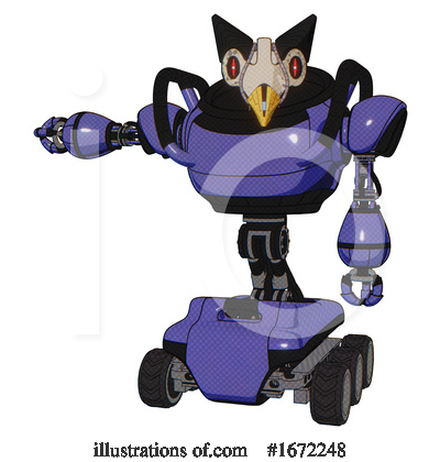 Royalty-Free (RF) Robot Clipart Illustration by Leo Blanchette - Stock Sample #1672248