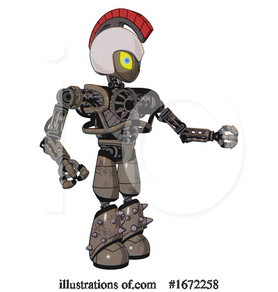 Royalty-Free (RF) Robot Clipart Illustration by Leo Blanchette - Stock Sample #1672258