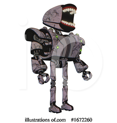 Royalty-Free (RF) Robot Clipart Illustration by Leo Blanchette - Stock Sample #1672260
