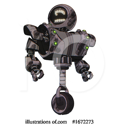 Royalty-Free (RF) Robot Clipart Illustration by Leo Blanchette - Stock Sample #1672273