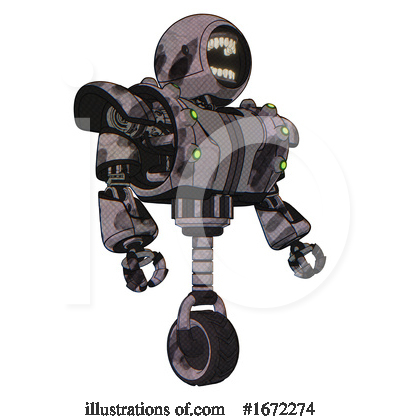 Royalty-Free (RF) Robot Clipart Illustration by Leo Blanchette - Stock Sample #1672274