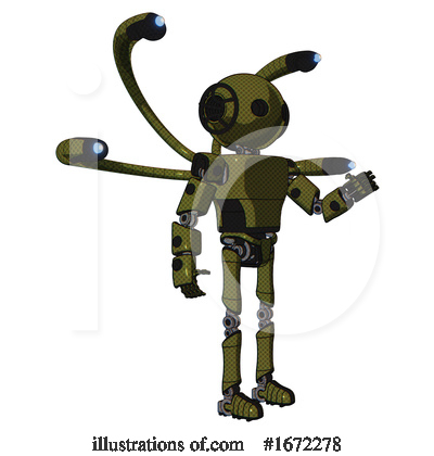 Royalty-Free (RF) Robot Clipart Illustration by Leo Blanchette - Stock Sample #1672278
