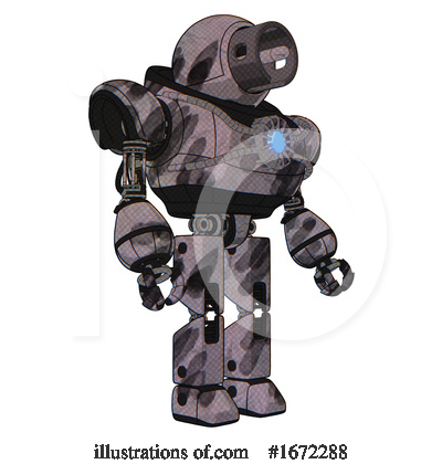 Royalty-Free (RF) Robot Clipart Illustration by Leo Blanchette - Stock Sample #1672288