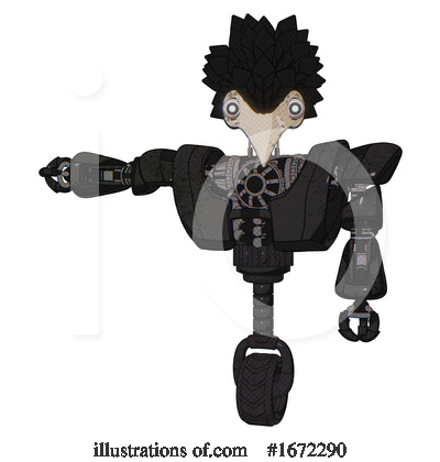 Royalty-Free (RF) Robot Clipart Illustration by Leo Blanchette - Stock Sample #1672290