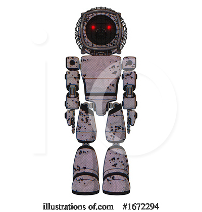 Royalty-Free (RF) Robot Clipart Illustration by Leo Blanchette - Stock Sample #1672294