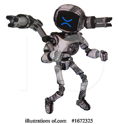 Royalty-Free (RF) Robot Clipart Illustration by Leo Blanchette - Stock Sample #1672325