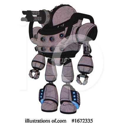 Royalty-Free (RF) Robot Clipart Illustration by Leo Blanchette - Stock Sample #1672335
