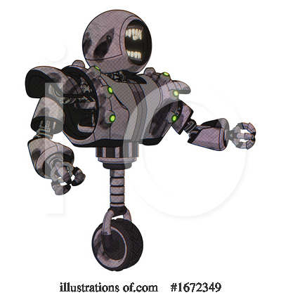 Royalty-Free (RF) Robot Clipart Illustration by Leo Blanchette - Stock Sample #1672349