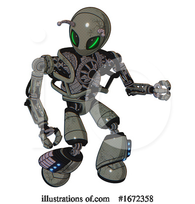 Royalty-Free (RF) Robot Clipart Illustration by Leo Blanchette - Stock Sample #1672358