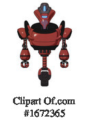 Robot Clipart #1672365 by Leo Blanchette
