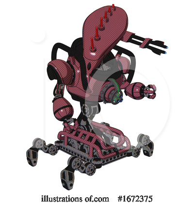Royalty-Free (RF) Robot Clipart Illustration by Leo Blanchette - Stock Sample #1672375