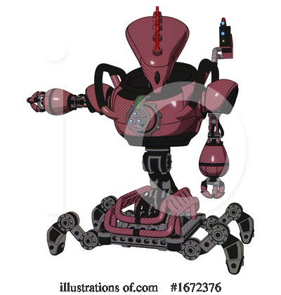 Royalty-Free (RF) Robot Clipart Illustration by Leo Blanchette - Stock Sample #1672376