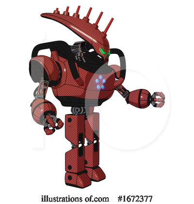 Royalty-Free (RF) Robot Clipart Illustration by Leo Blanchette - Stock Sample #1672377